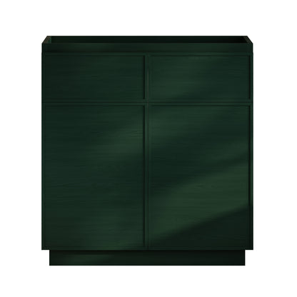 Swiss Madison St. Tropez 36-inch freestanding bathroom vanity in Green Oak
