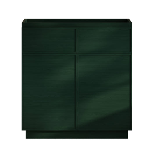 Swiss Madison St. Tropez 36-inch freestanding bathroom vanity in Green Oak