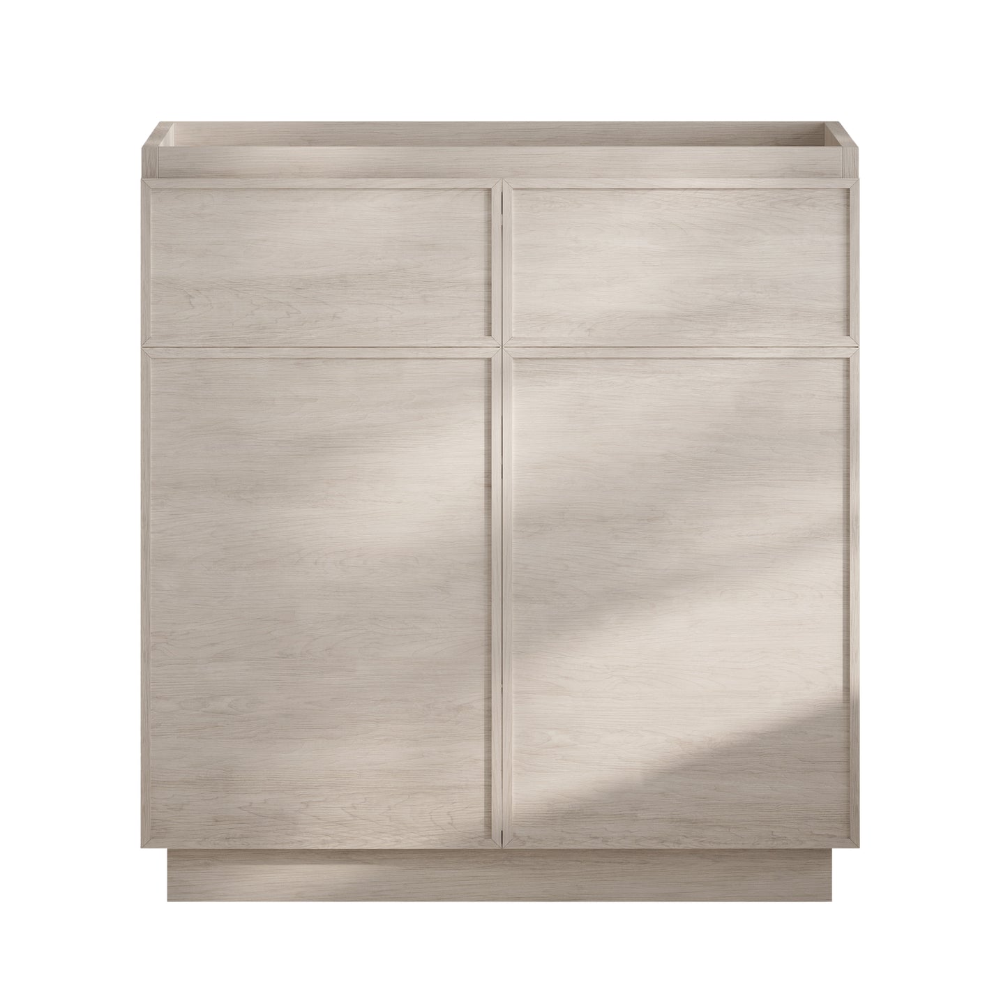 Swiss Madison St. Tropez 36-inch freestanding bathroom vanity in White Oak