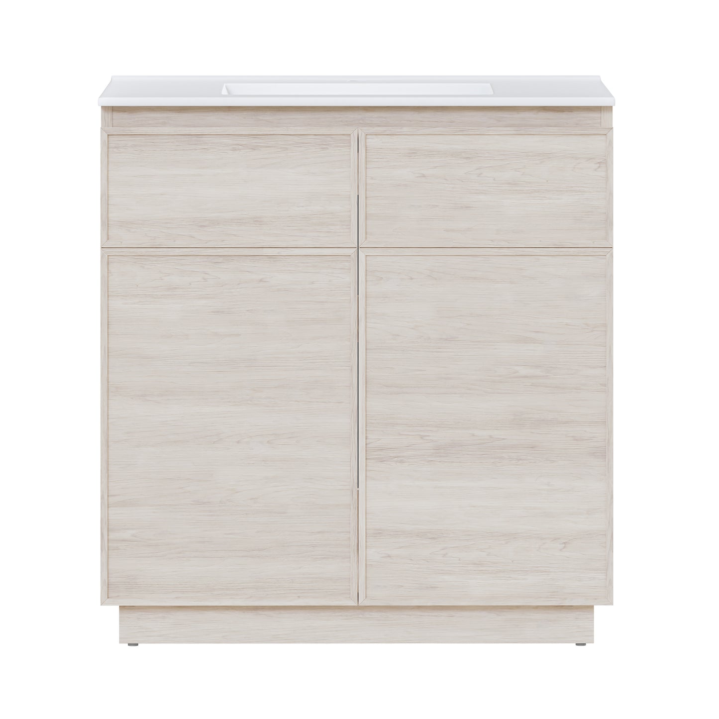 Swiss Madison St. Tropez 36-inch freestanding bathroom vanity in White Oak — view 4