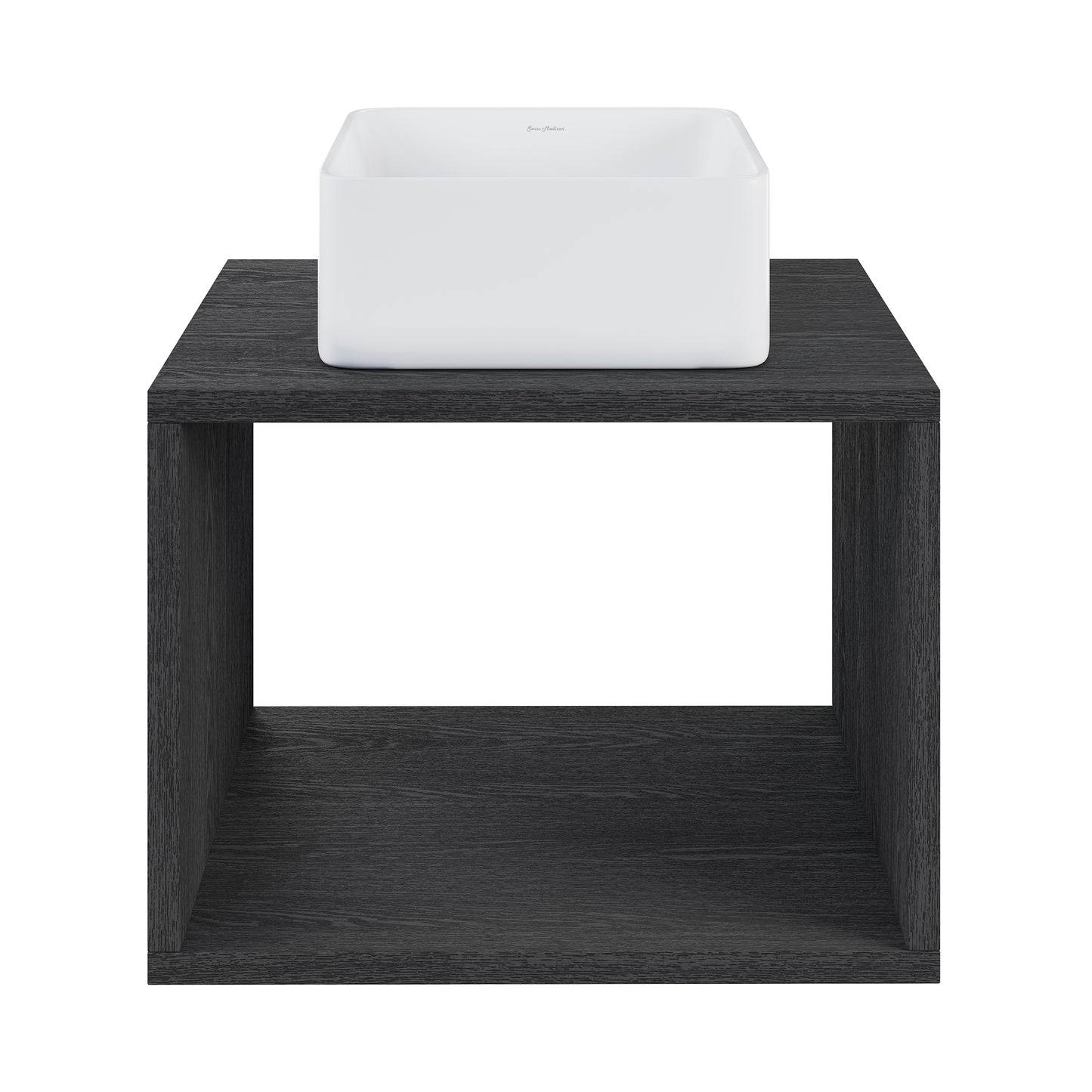 Swiss Madison, Concorde 24'' Wall-Hung Vanity In Black