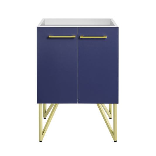 Swiss Madison, Annecy 24 Navy Blue Bathroom Vanity Cabinet Only (SM-BV212NB)