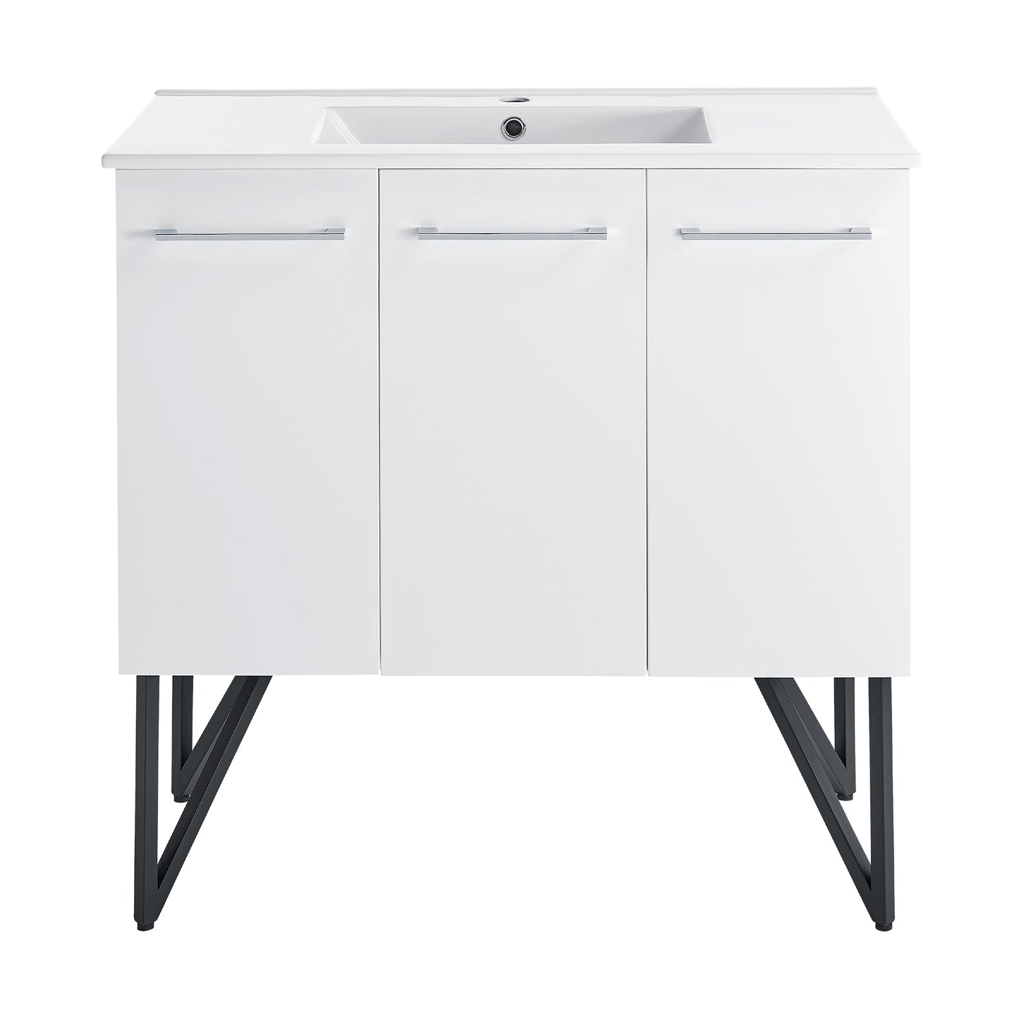 Swiss Madison Annecy 36-inch freestanding bathroom vanity in White