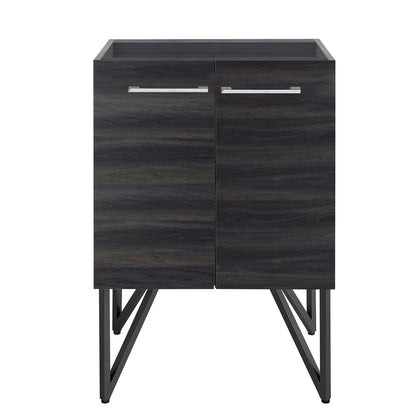 Swiss Madison, Annecy 24 Black Walnut Bathroom Vanity Cabinet Only (SM-BV222)