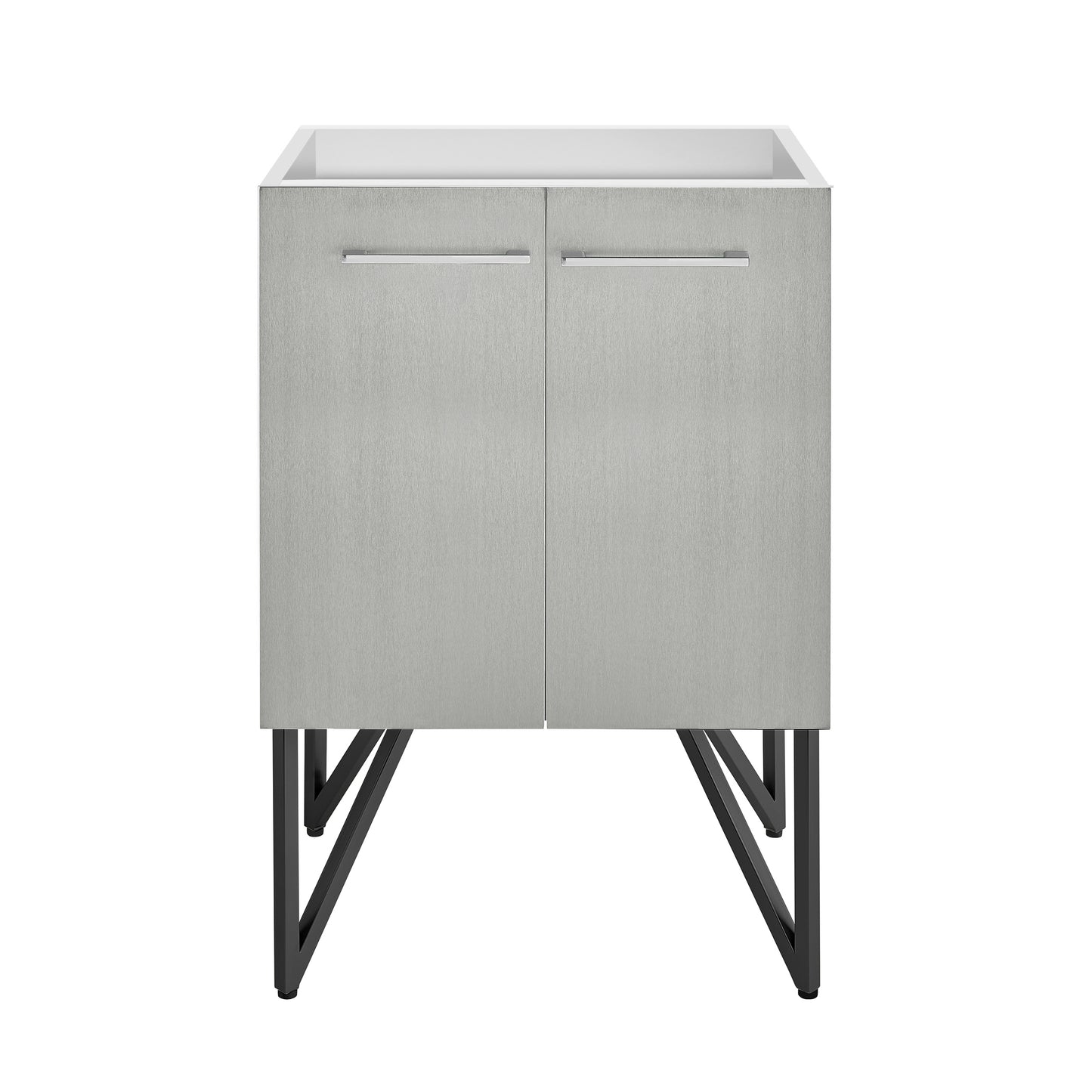 Swiss Madison, Annecy 24 Brushed Grey Bathroom Vanity Cabinet Only (SM-BV232)