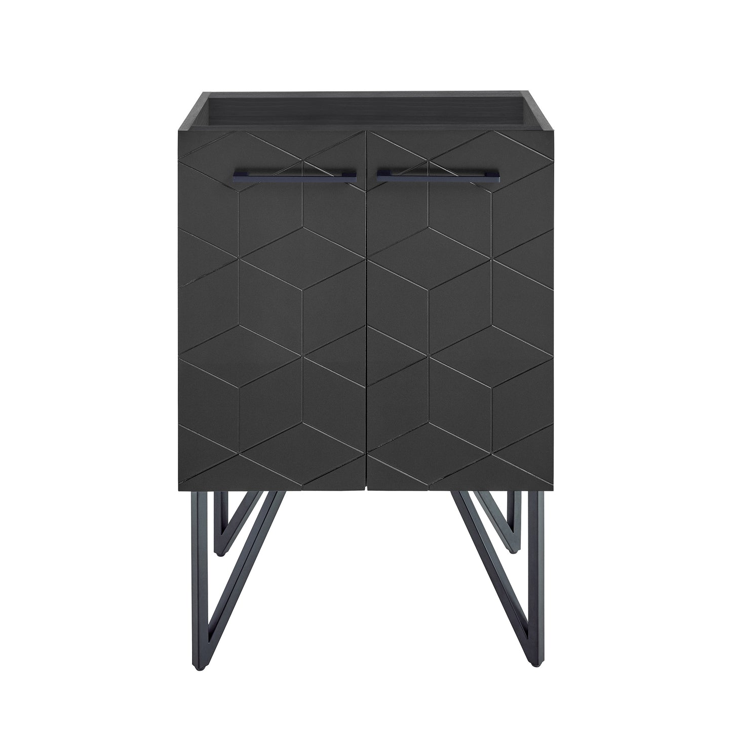 Swiss Madison, Annecy 24 Phantom Black Bathroom Vanity Cabinet Only (SM-BV251B)