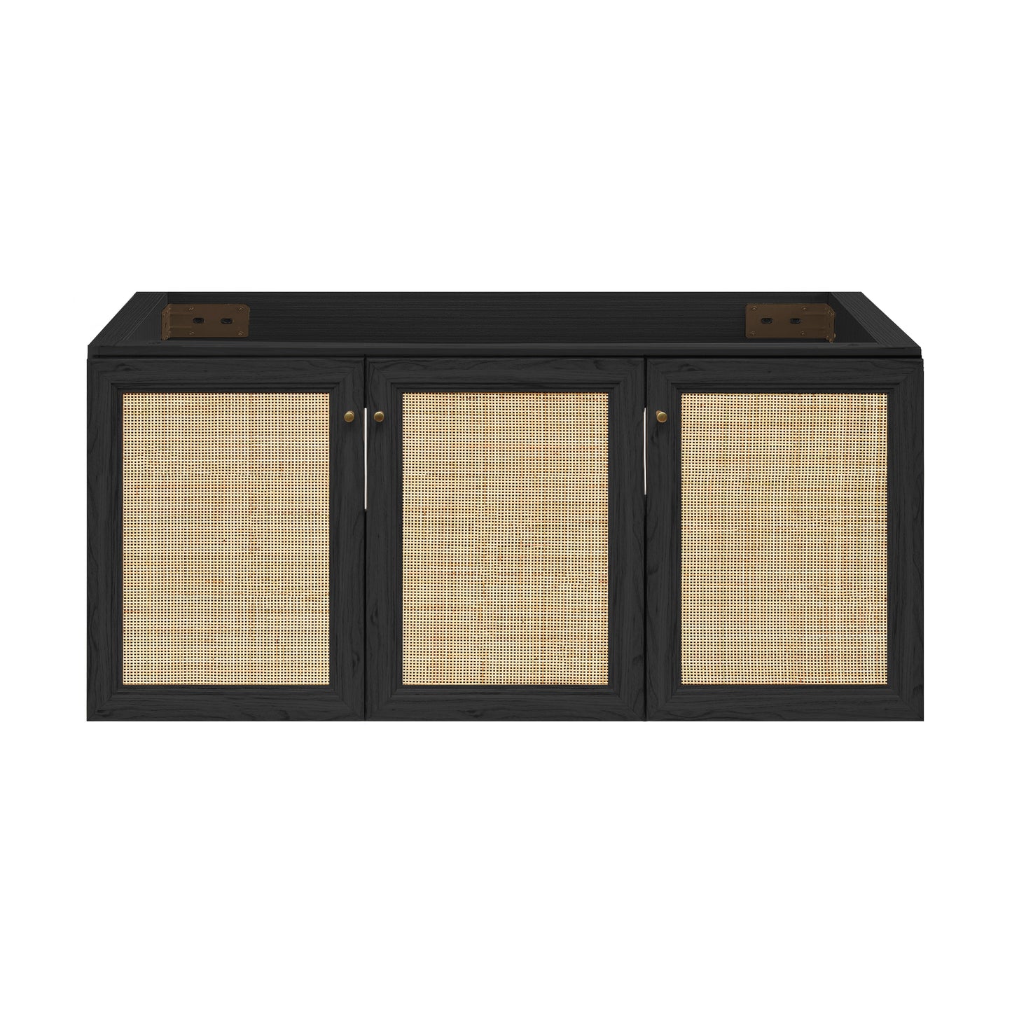 Swiss Madison, Classe 48" Wall-Mounted Bathroom Vanity Cabinet without Top in Black Oak