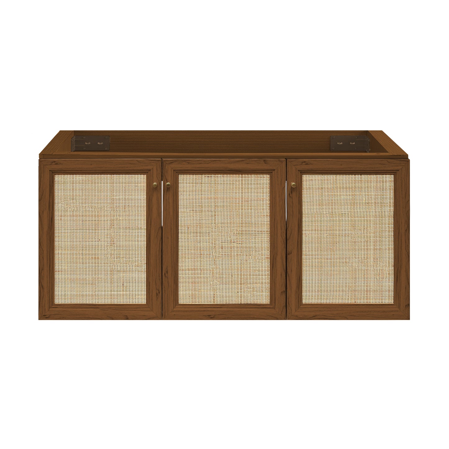 Swiss Madison, Classe 48" Wall-Mounted Bathroom Vanity Cabinet without Top in Brown Oak