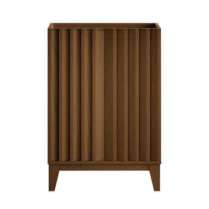Swiss Madison, Troyes 24" Freestanding Bathroom Vanity Cabinet without Top in Brown Oak