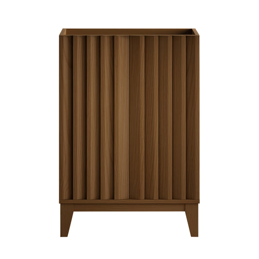 Swiss Madison, Troyes 24" Freestanding Bathroom Vanity Cabinet without Top in Brown Oak