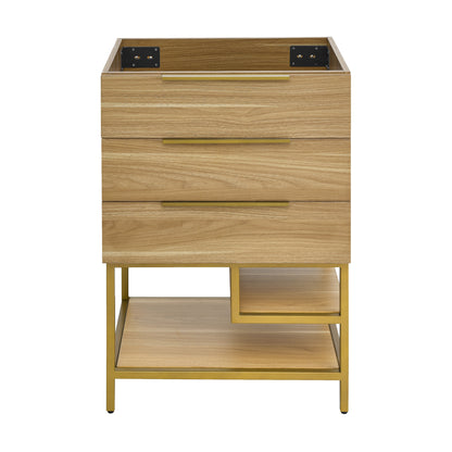 Swiss Madison, Carre 24" Bathroom Vanity - Cabinet Only