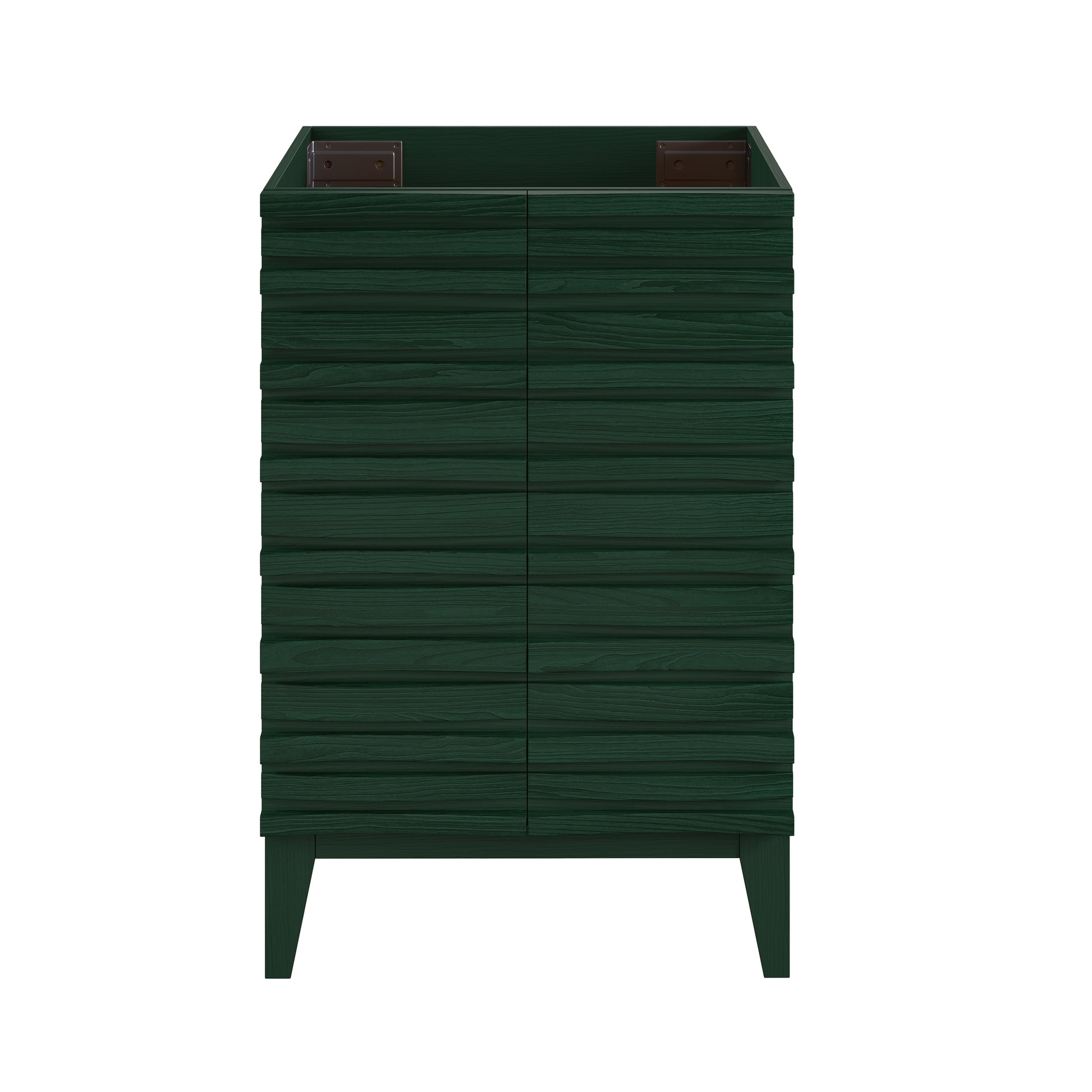 Swiss Madison Cascade 24-inch freestanding bathroom vanity in Green Oak — view 2