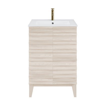 Swiss Madison, Cascade 24'' Bathroom Vanity in White