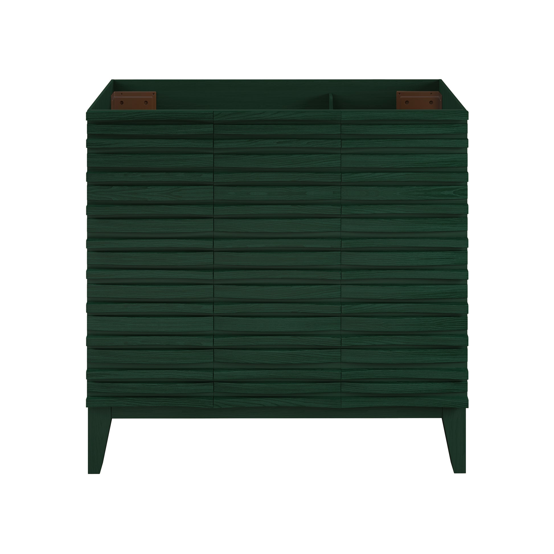 Swiss Madison Cascade 36-inch freestanding bathroom vanity in Green Oak — view 2