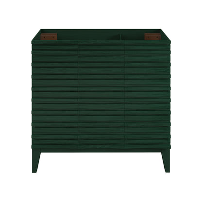 Swiss Madison Cascade 36-inch freestanding bathroom vanity in Green Oak — view 2