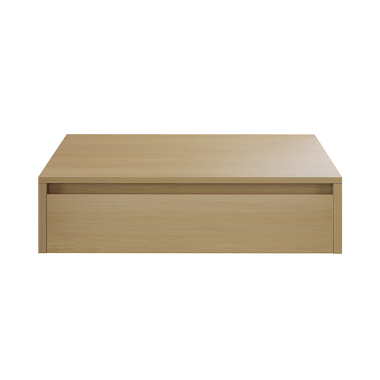 Swiss Madison, Avancer 36" Wall-Mounted Bathroom Vanity Cabinet without Top in Natural Oak