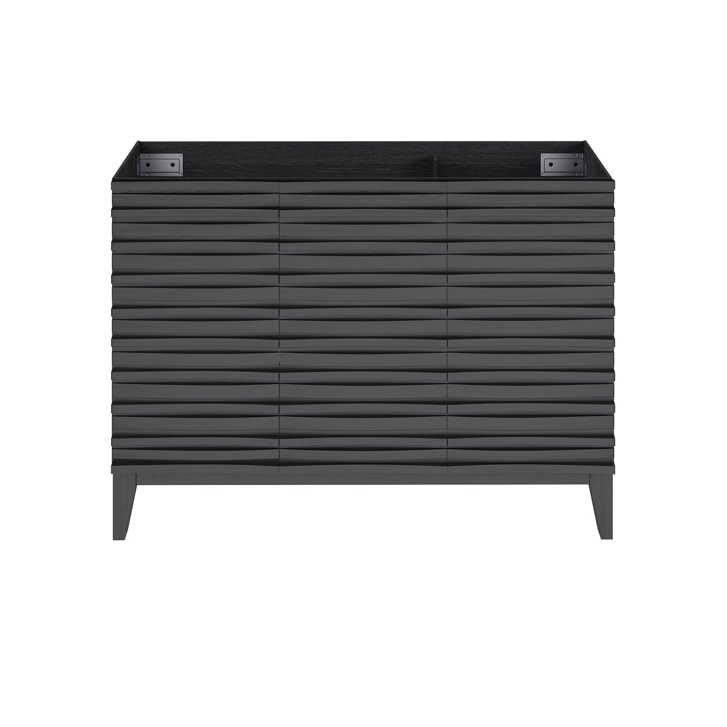 Swiss Madison, Cascade 48" Bathroom Vanity in Black - Cabinet