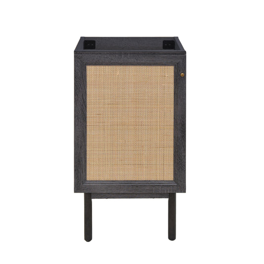 Swiss Madison, Classe 18" Bathroom Vanity in Black Cabinet Only