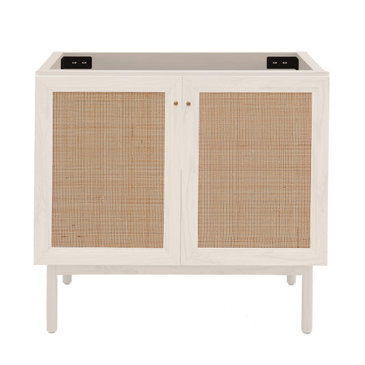 Swiss Madison Classe 36-inch bathroom vanity in White Oak- Cabinet