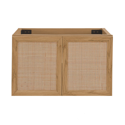 Swiss Madison, Classe 36" Wall-Mounted Bathroom Vanity in Oak-Cabinet Only