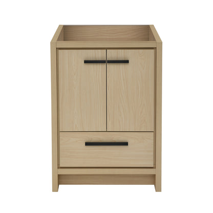 Swiss Madison, Virage 24 Freestanding, Bathroom Vanity in Natural Oak Cabinet Only
