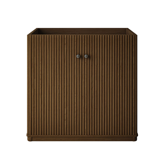 Swiss Madison, Lafayette 36" Freestanding Bathroom Vanity Cabinet without Top in Brown Oak