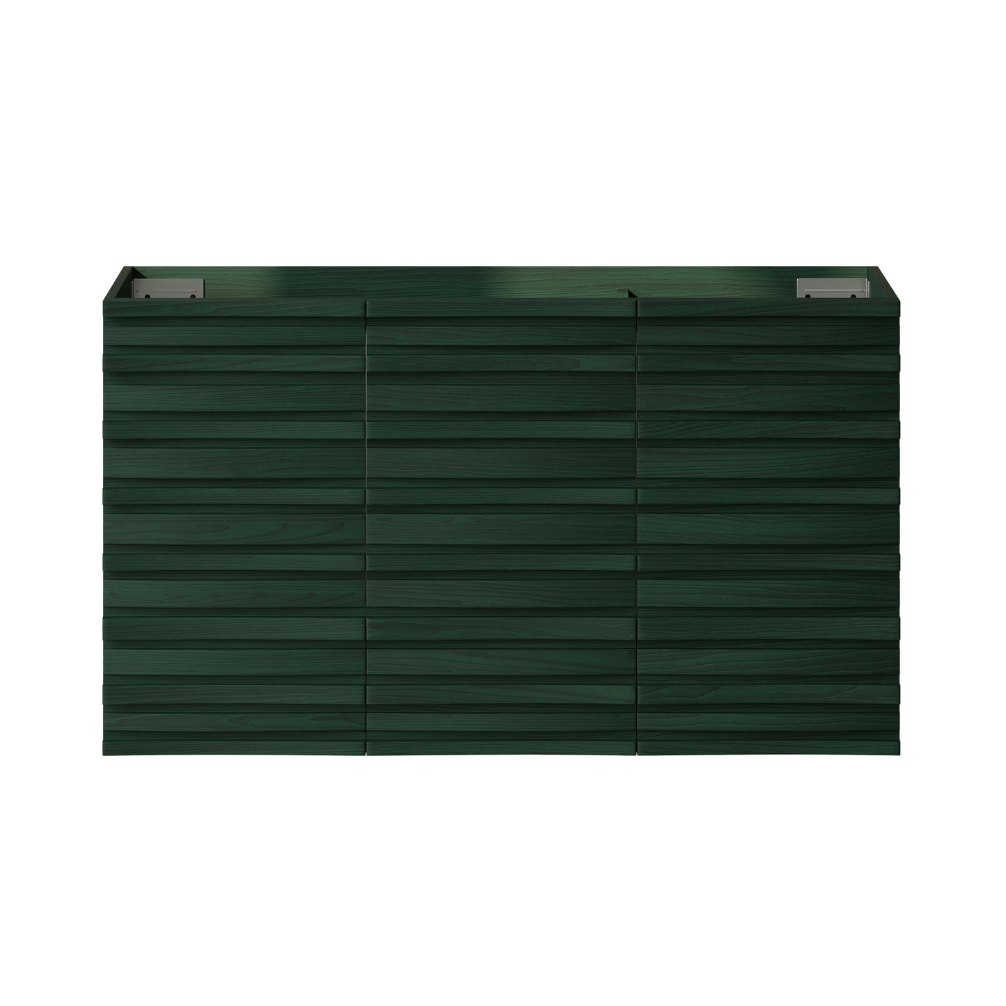 Swiss Madison Cascade 36-inch wall-mount bathroom vanity in Green Oak — view 2