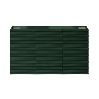 Swiss Madison Cascade 36-inch wall-mount bathroom vanity in Green Oak — view 2