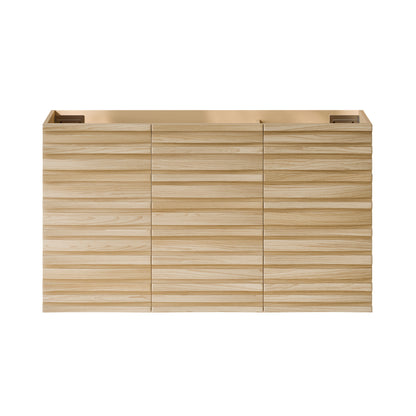 Swiss Madison, Cascade 36" Wall-Mounted Bathroom Vanity Cabinet without Top in Natural Oak