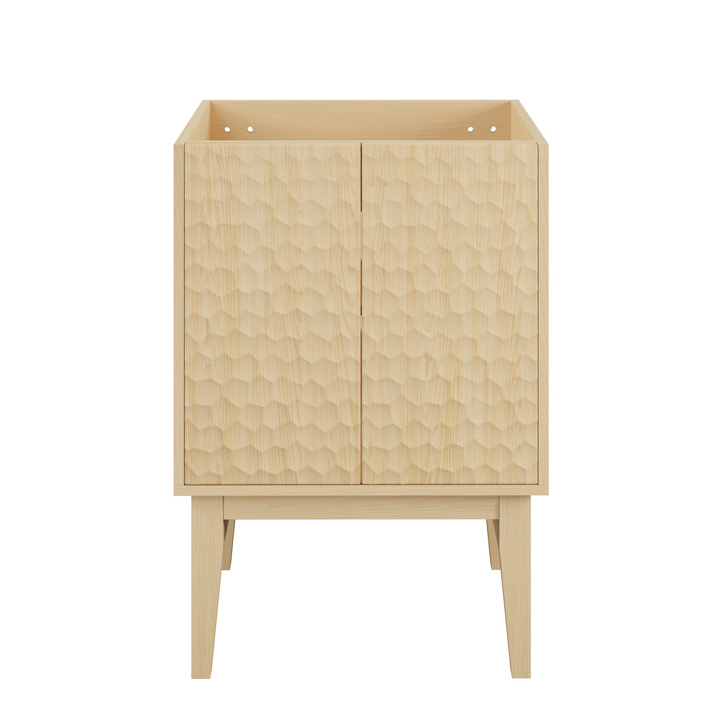 Swiss Madison, Bosse 24" Freestanding Bathroom Vanity Cabinet without Top in Natural Oak