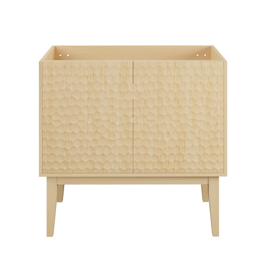 Swiss Madison, Bosse 36" Freestanding Bathroom Vanity Cabinet without Top in Natural Oak