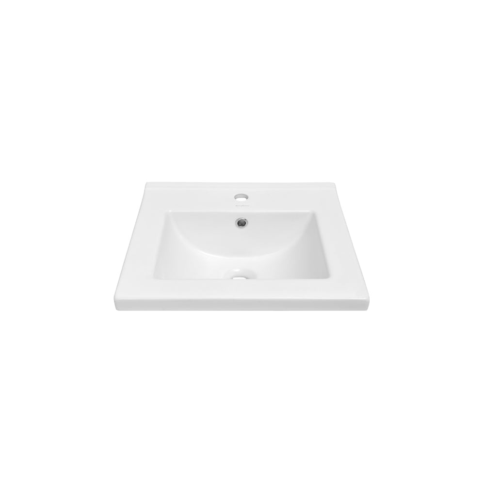 Swiss Madison, 18" Ceramic Square Vanity Sink Top