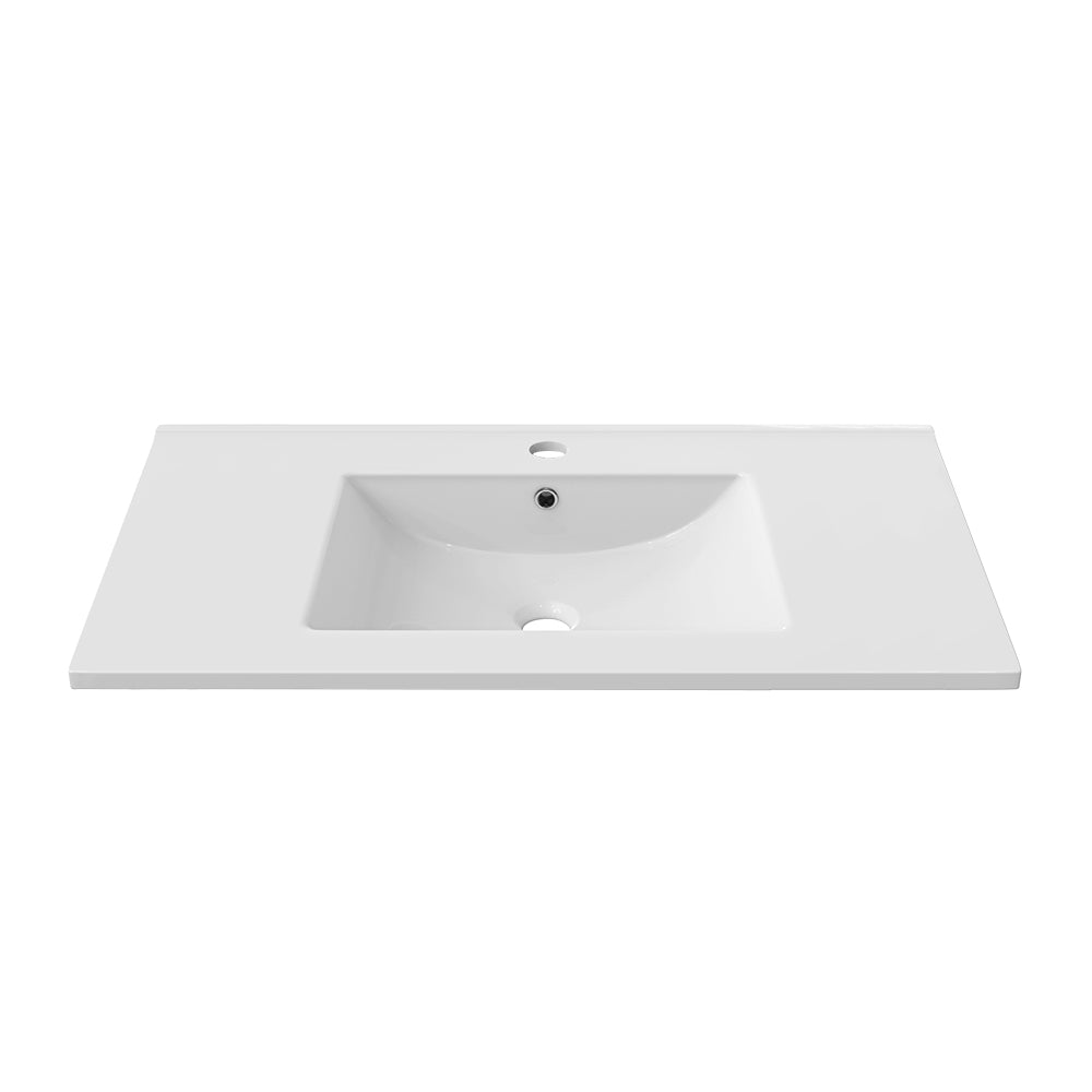 Swiss Madison, 48" Vanity Sink Top in Glossy White