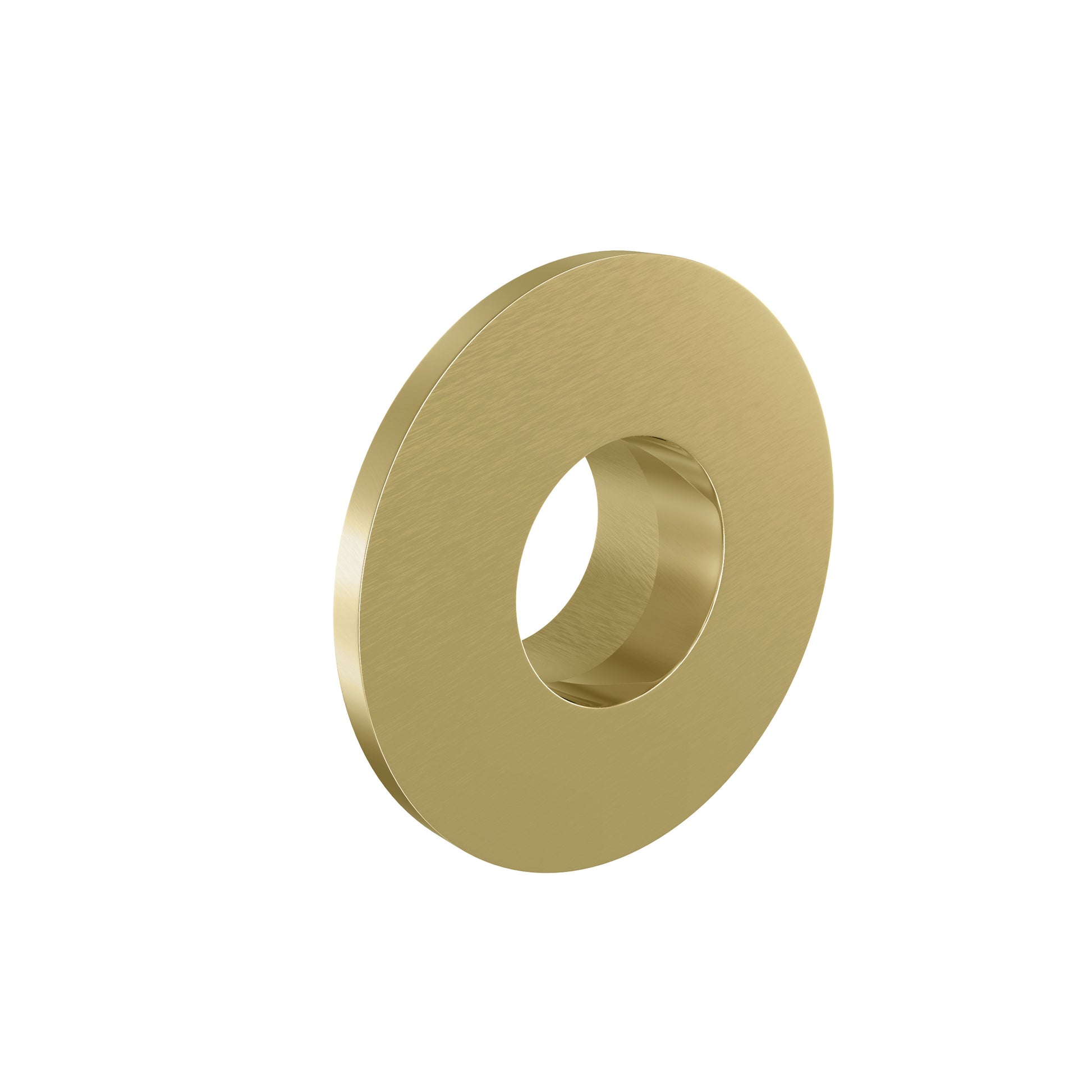 Swiss Madison Overflow Sink Cover bathroom vanity in Blushed Gold