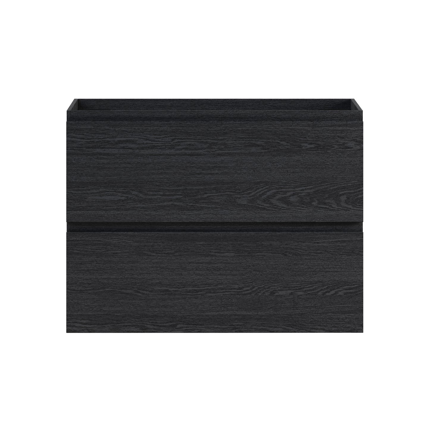 Swiss Madison, Liberte 30" Wall-Mounted Bathroom Vanity Cabinet without Top in Black Oak