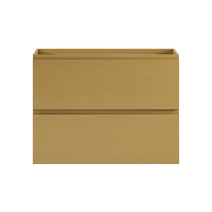 Swiss Madison Liberte 30-inch wall-mount bathroom vanity in Natural Oak