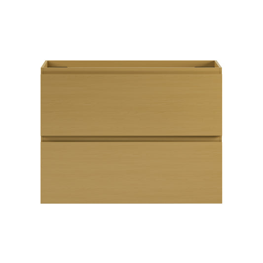 Swiss Madison Liberte 30-inch wall-mount bathroom vanity in Natural Oak
