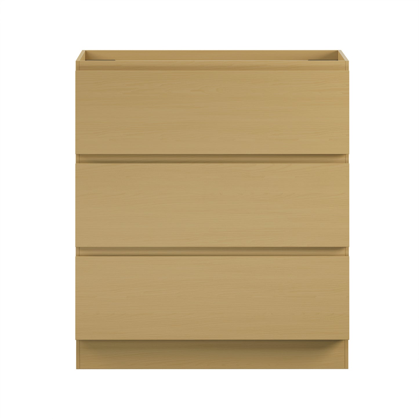 Swiss Madison, Liberte 30" Freestanding Bathroom Vanity Cabinet without Top in Natural Oak