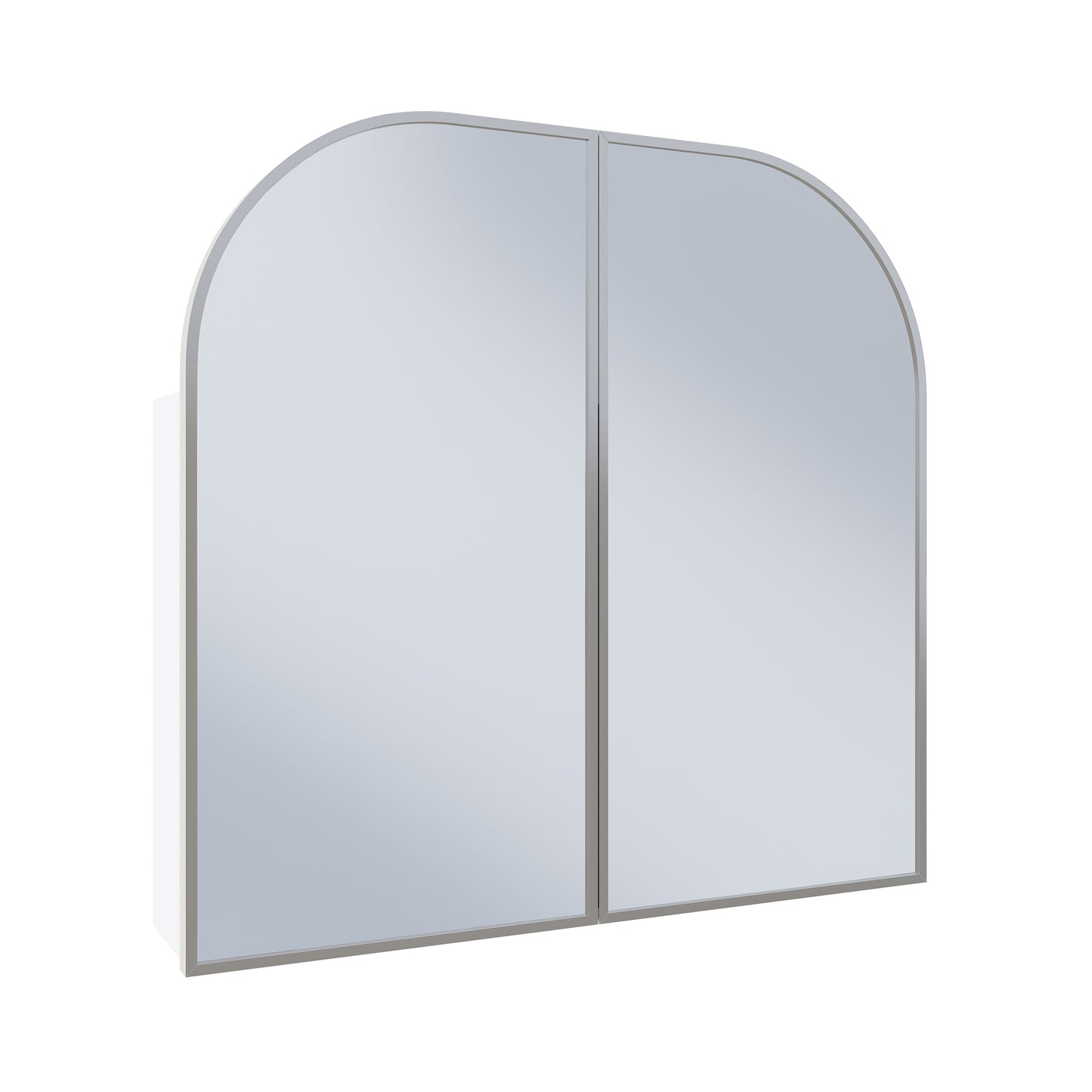Swiss Madison Porte wall-mount bathroom vanity in Chrome — view 4