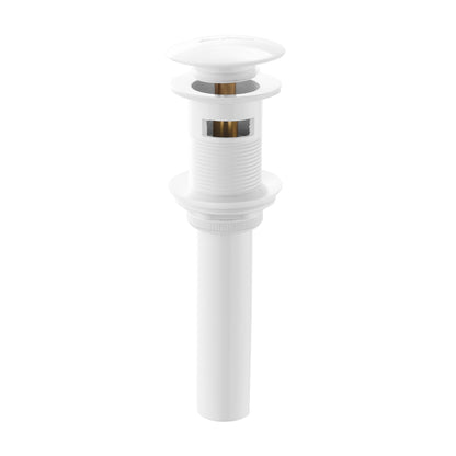 Swiss Madison, Residential Pop Up Sink Drain 1.75 in Glossy White