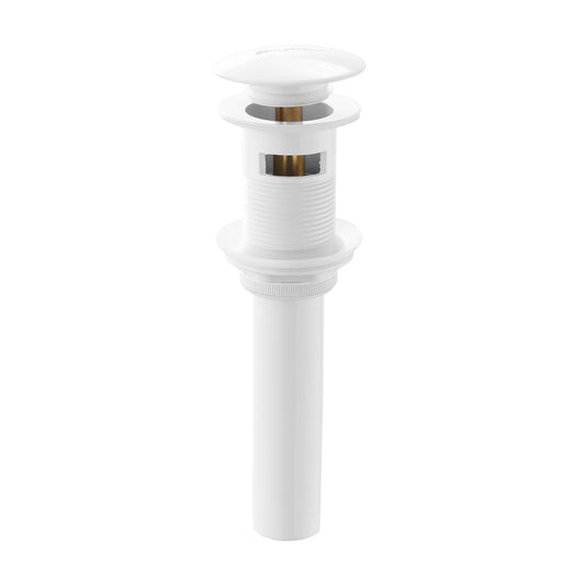 Swiss Madison, Residential Pop Up Sink Drain 1.75 in Glossy White
