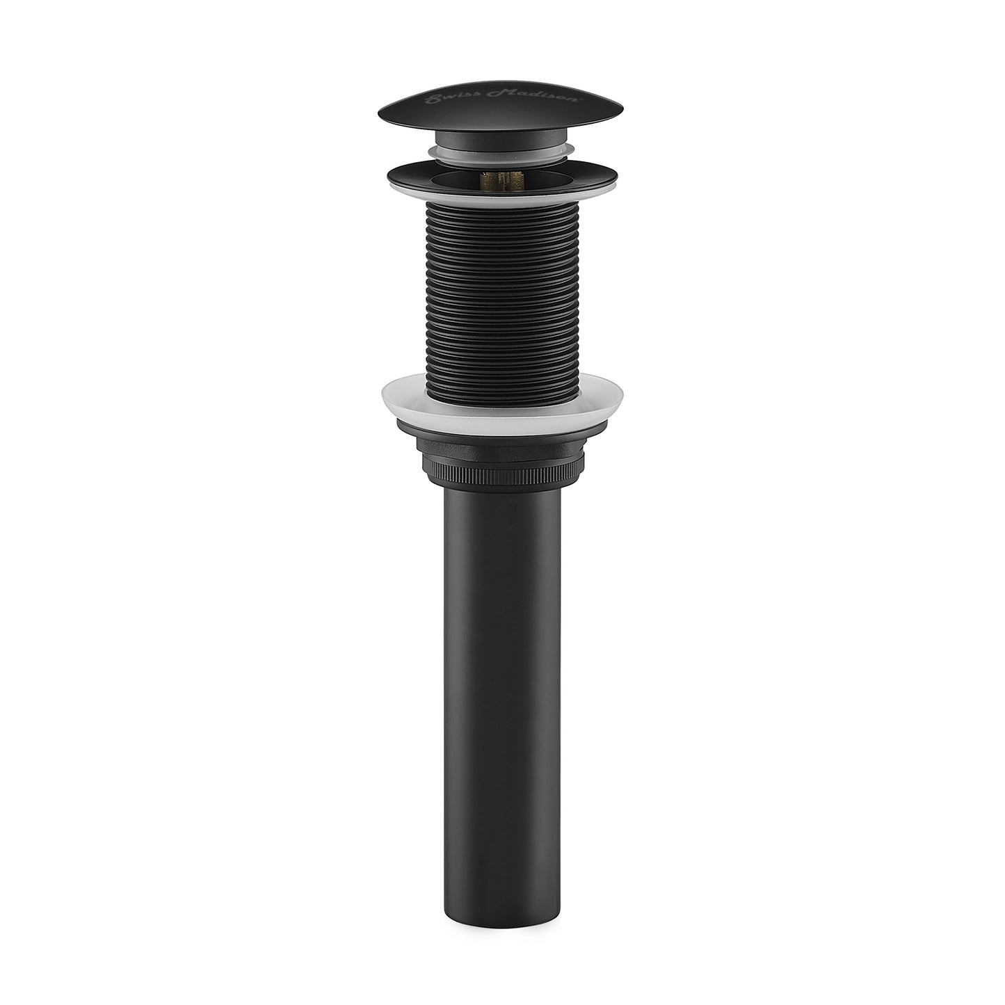 Swiss Madison, Residential Non-Overflow Pop Up Sink Drain 1.75 in Matte Black