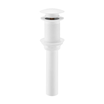 Swiss Madison, Residential Non-Overflow Pop Up Sink Drain 1.75 in Matte White