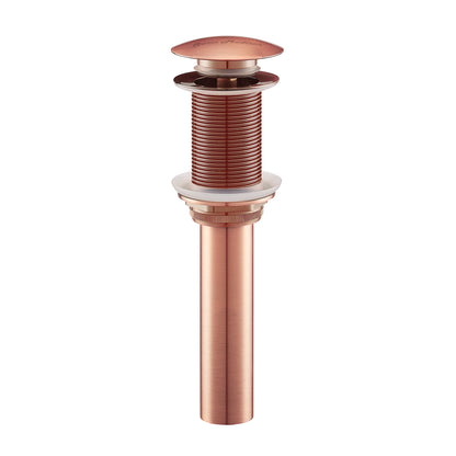 Swiss Madison Residential Non-Overflow Pop 1.75-inch bathroom vanity in Rose Gold