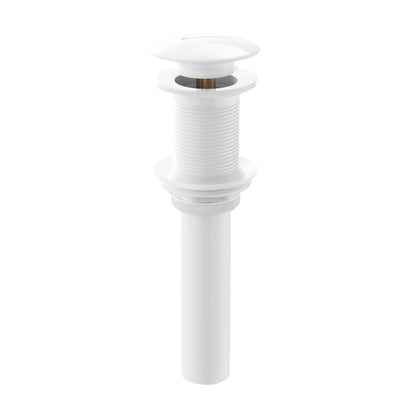 Swiss Madison, Residential Non-Overflow Pop Up Sink Drain 1.75 in Glossy White