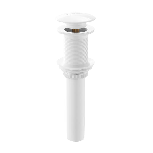 Swiss Madison, Residential Non-Overflow Pop Up Sink Drain 1.75 in Glossy White