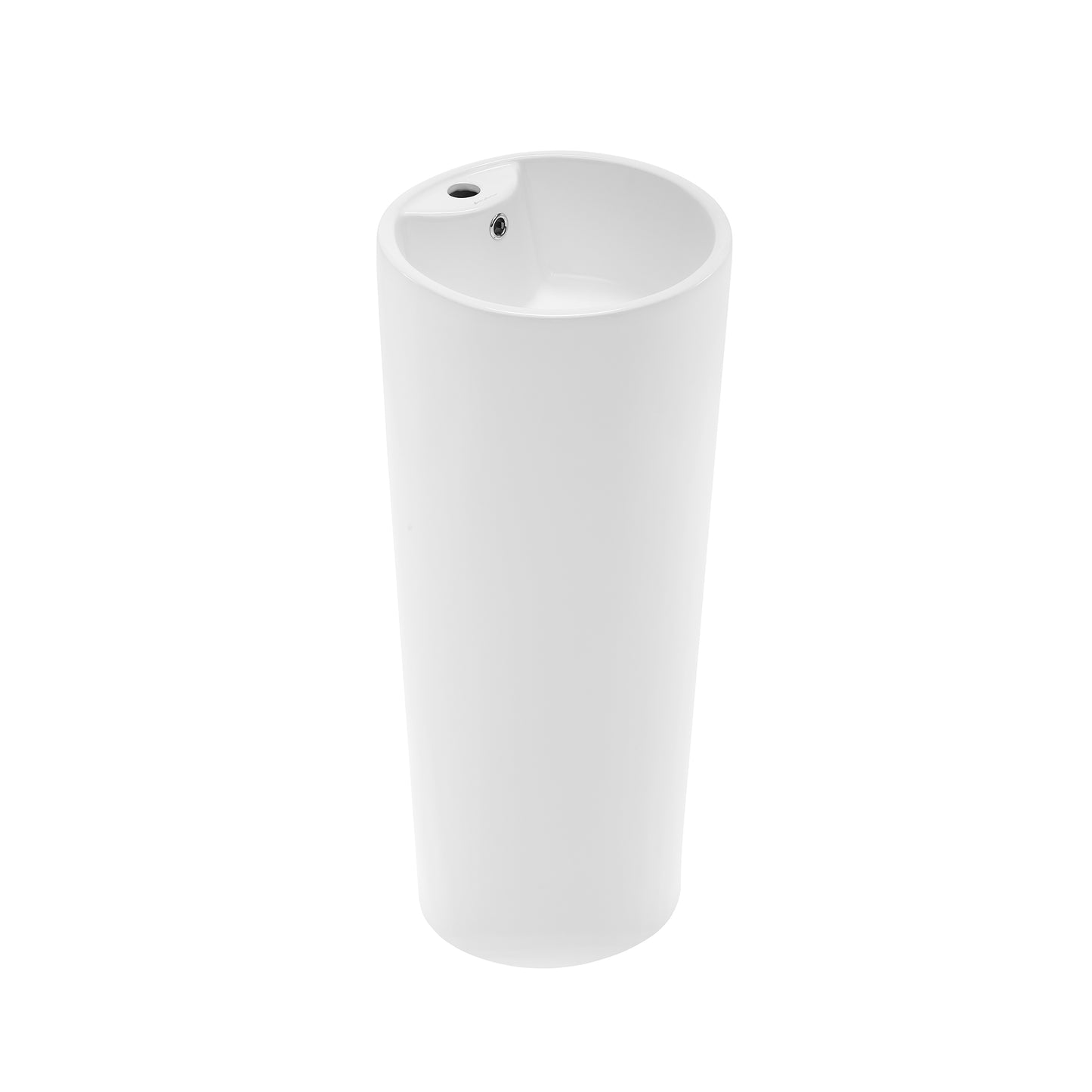 Swiss Madison, Monaco Circular Basin Pedestal sink