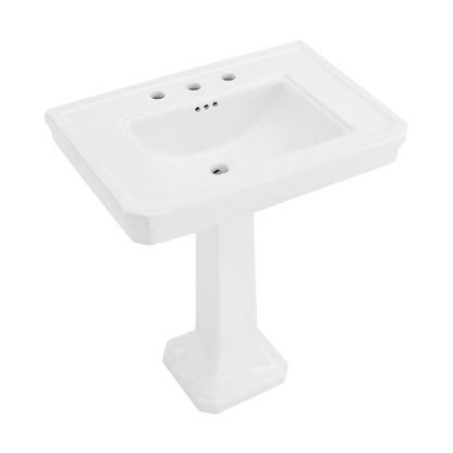 Swiss Madison Voltaire Two-Piece Pedestal two-piece pedestal bathroom vanity — view 5