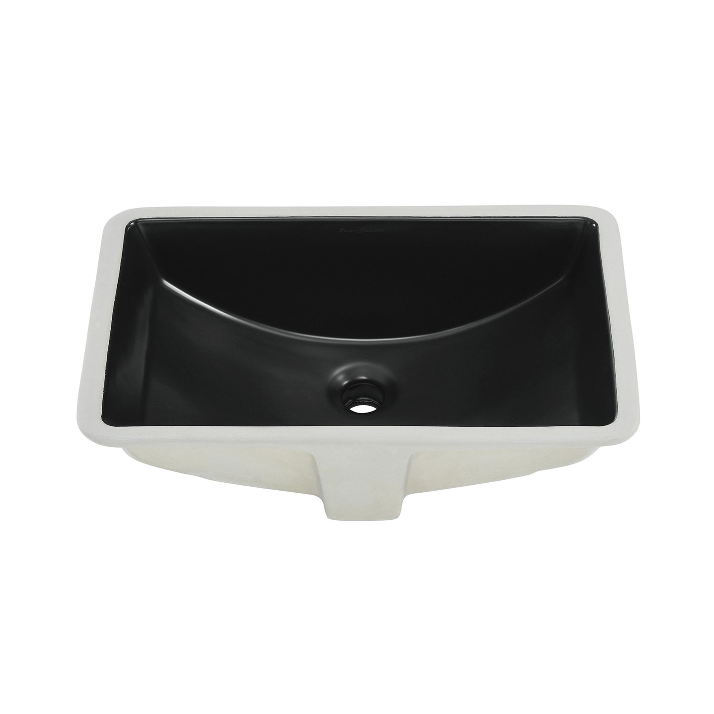 Swiss Madison, Plaisir 22" Ceramic Undermount Bathroom Sink in Matte Black