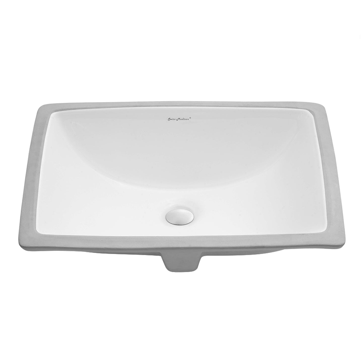 Swiss Madison, Plaisir 21 Rectangular Under-Mount Bathroom Sink